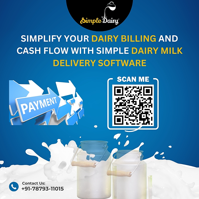 Simplify Your Dairy Billing and Cash Flow with Simple Dairy Milk Delivery Software