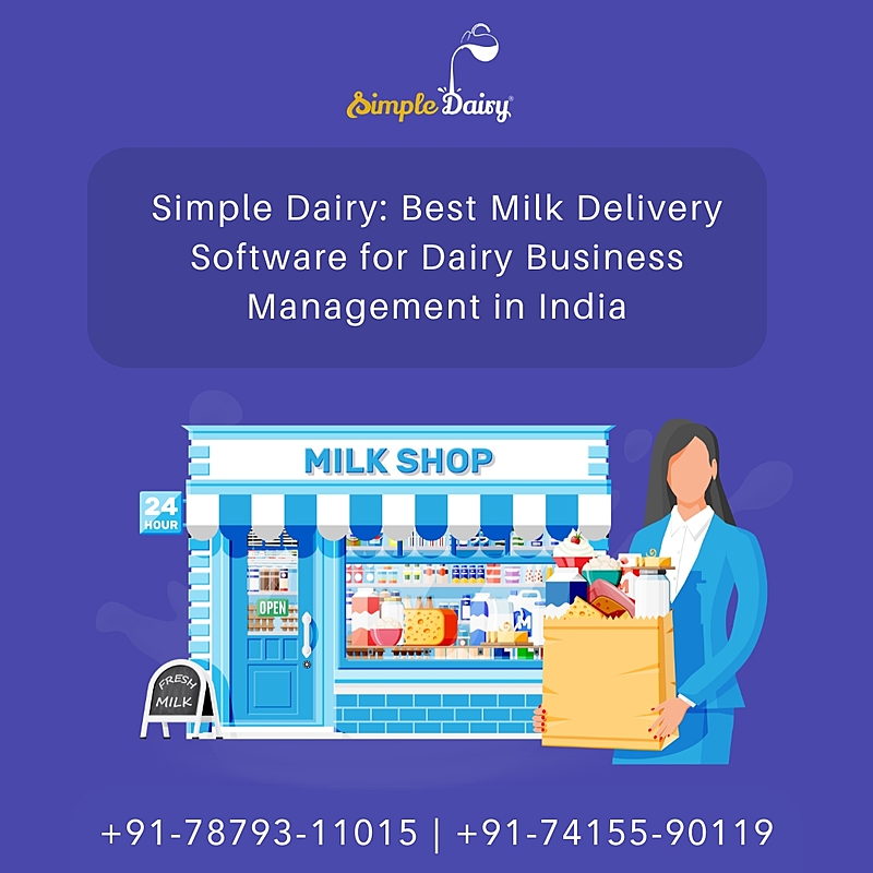 Simple Dairy: Best Milk Delivery Software for Dairy Business Management in India