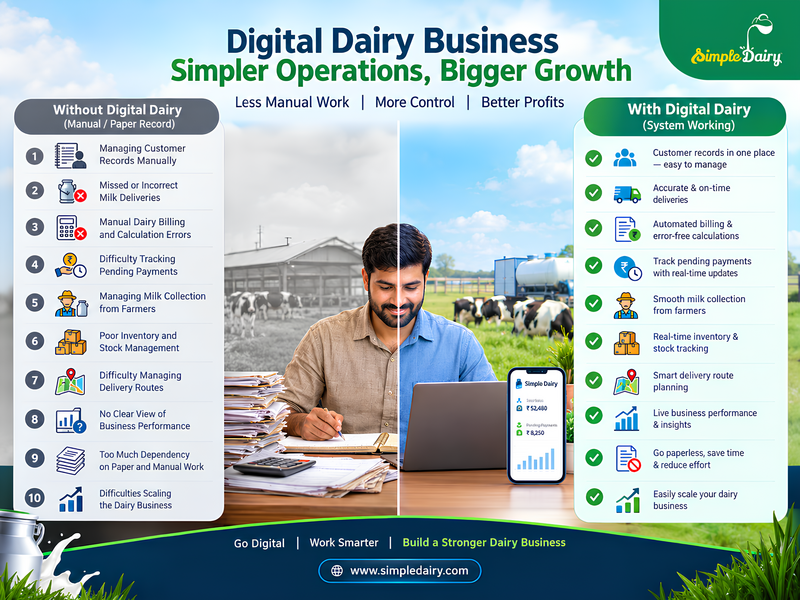 Dairy Business Management: 10 Common Problems & Software Solutions